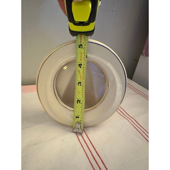 Vintage Lenox 5" Round Picture/Photo Frame Ivory & 24K Gold - Picture 4 of 7